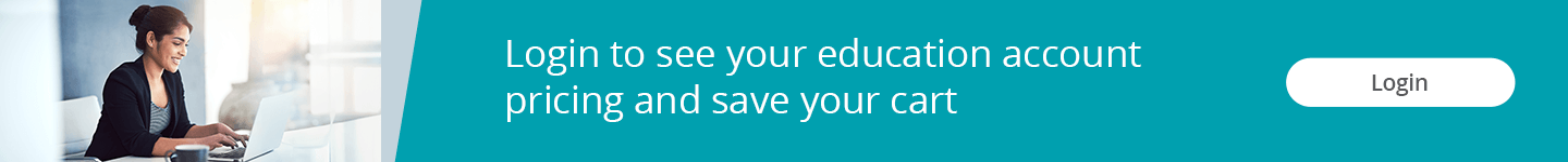 Login to see your education account pricing and save your cart