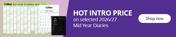 Hot Intro Prices on selected 2026-27 Mid Year Diaries. Shop Now!