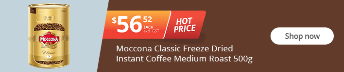 Hot Price Offer - Moccona Classic Instant Coffee 500g now only for $56.52 excl. GST. Shop now!