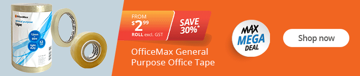 SAVE 30%* on OfficeMax General Purpose Office Tape. Shop now!