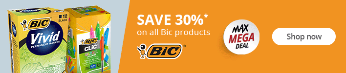 Save 30%* on all BIC products. Shop now!