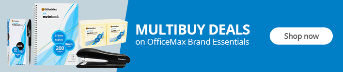 MULTIBUY DEALS on OfficeMax Brand Essentials. Shop now!