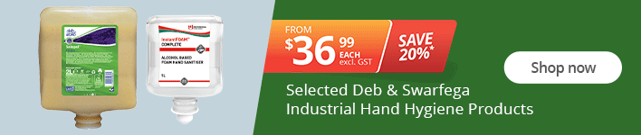 Save 20%* on selected Deb & Swarfega Industrial Hand Hygiene products. Shop now!
