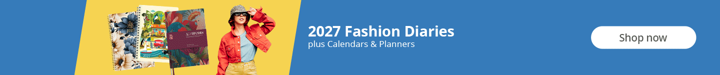 2027 Fashion Diaries, Calendars & Planners. Shop now!