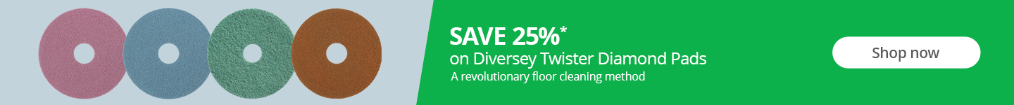 Save 25%* on Diversey Twister Diamond Pads. Shop now!